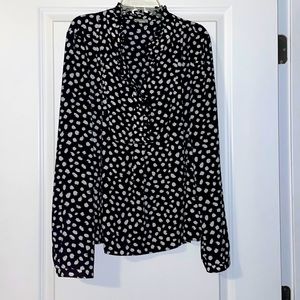 J Crew Polka Dot Blouse